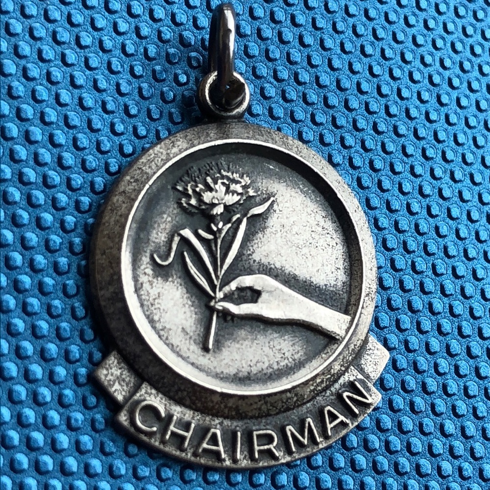 ABWA American business women’s association sterling silver chairman charm